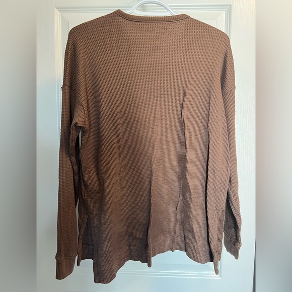 American Eagle Waffle Knit Long-Sleeve - Picture 2 of 3